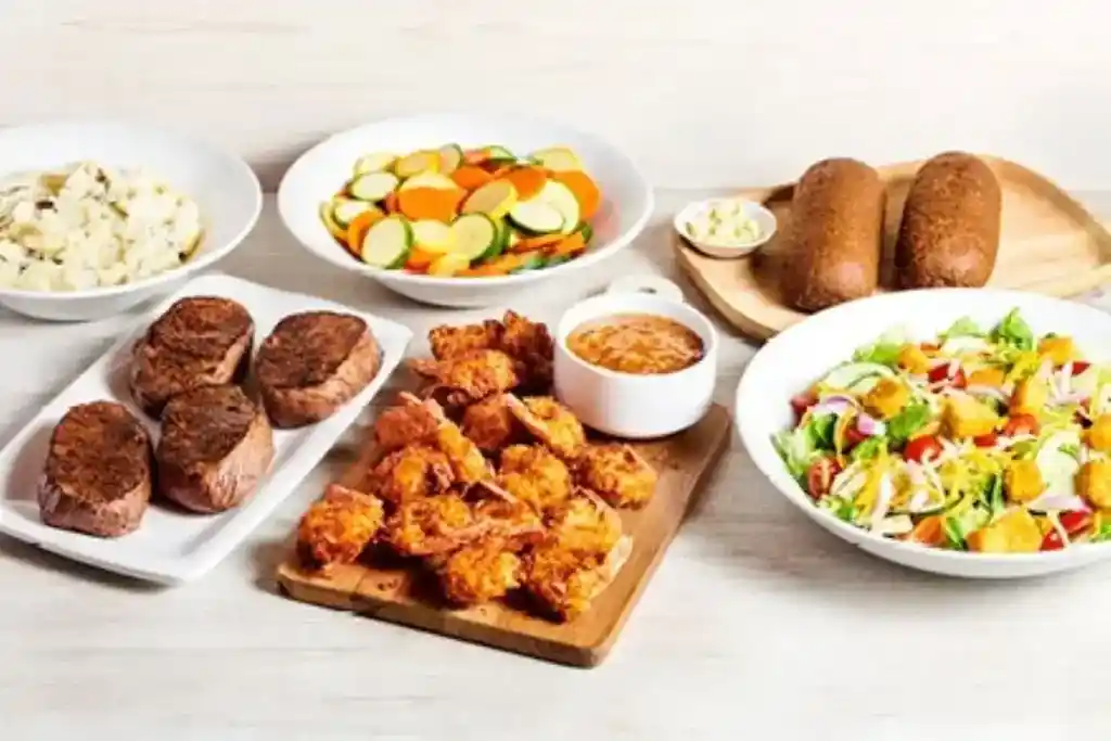 Outback Steakhouse Bloomin Bundles Meals 2025 7 Center-Cut Sirloin & Coconut Shrimp for 4