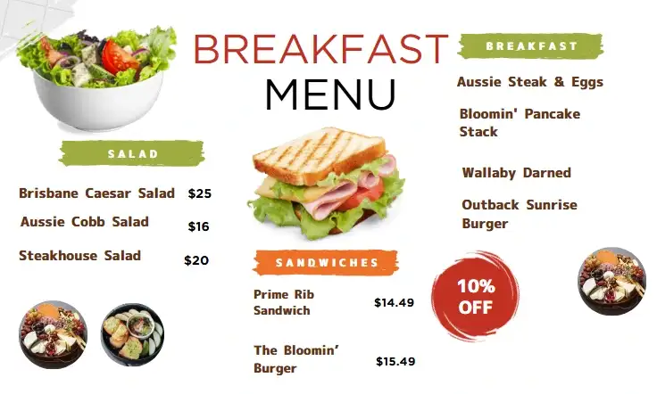 Outback Steakhouse Breakfast Menu 1 1